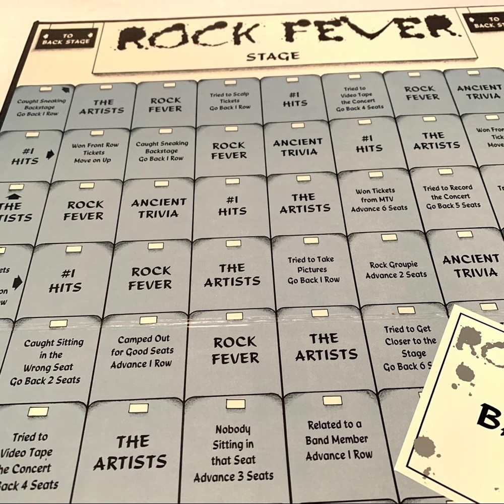 Rock Fever Board Game 1990 - Picture 6 of 8